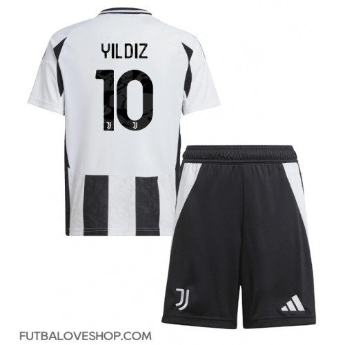 Dres Juventus Kenan Yildiz #10 Domáci pre deti 2024-25 Krátky Rukáv (+ trenírky)